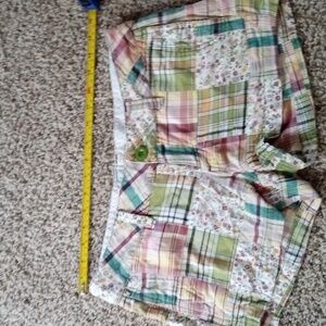 Juniors Arizona plaid shorts
